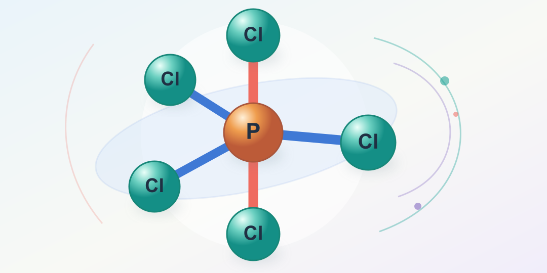 PCl₅: строение и молекулярные орбитали