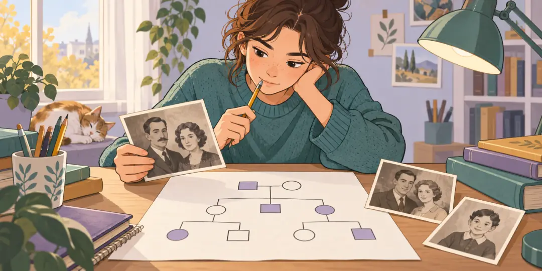 Как определить тип наследования по родословной
