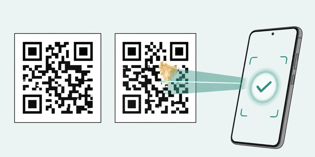 Почему повреждённый QR-код всё ещё читается